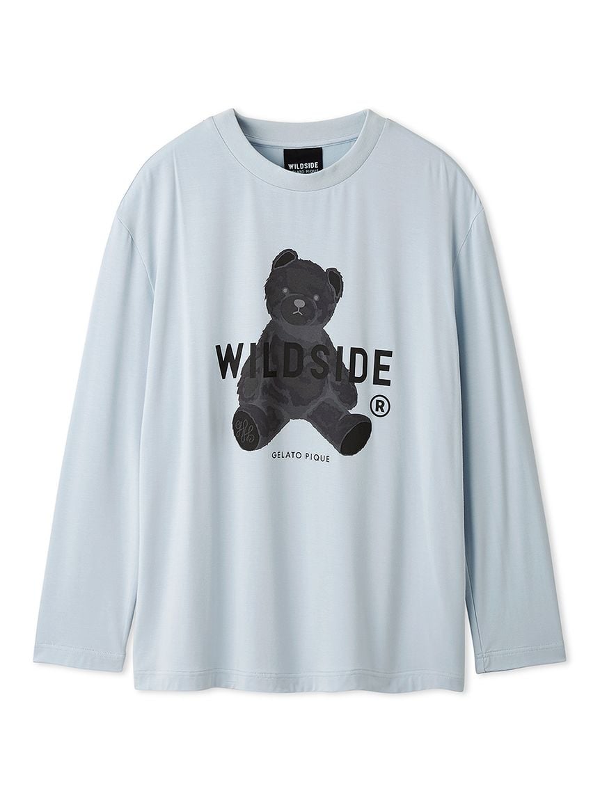 WILDSIDE】【UNISEX】ベアモチーフロングTシャツ(トップス)｜ルーム