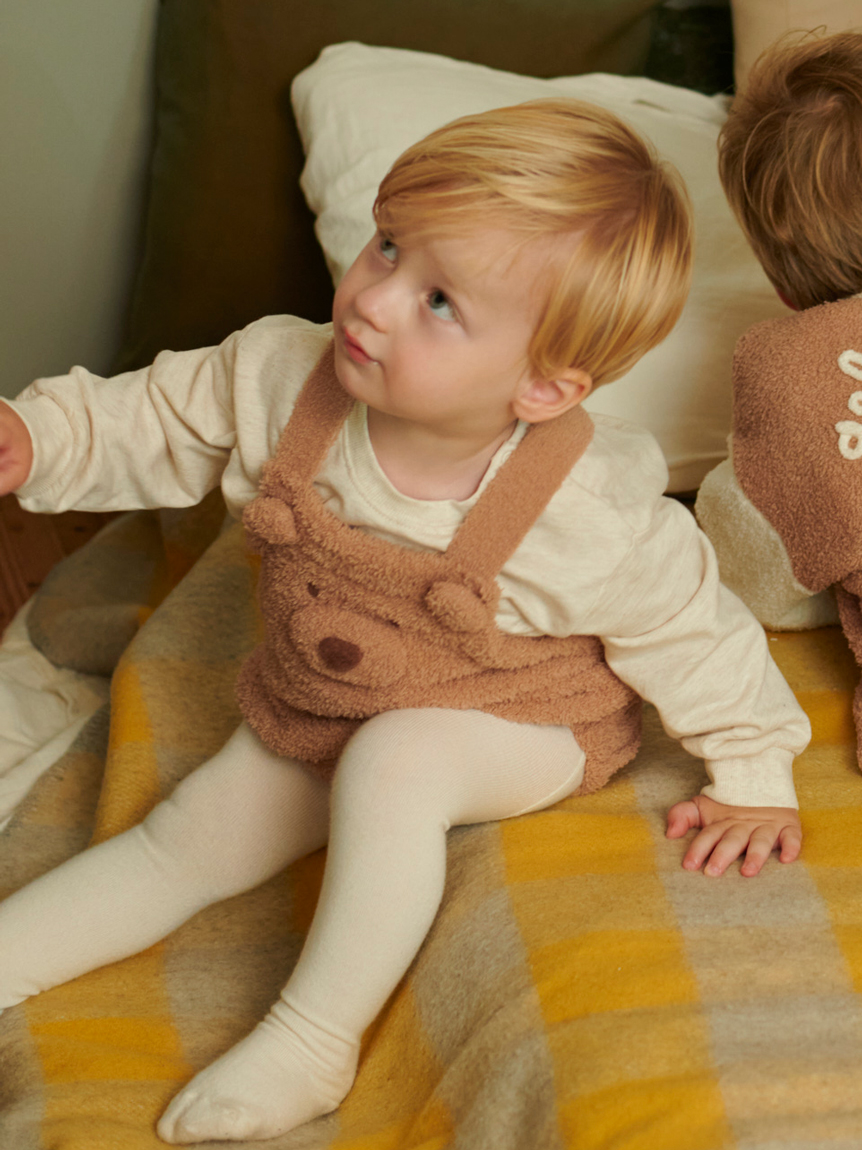 BABY】ベビモコはちみつベアロンパース(ロンパース)｜ルームウェア