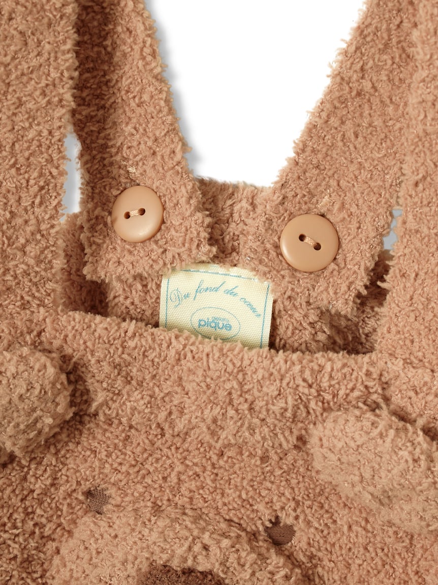 BABY】ベビモコはちみつベアロンパース(ロンパース)｜ルームウェア