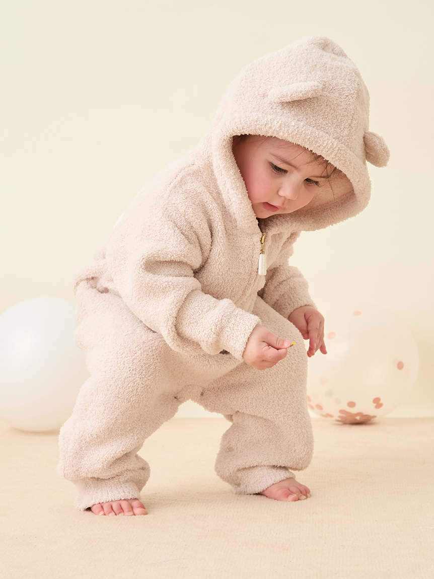 限定カラーあり】【BABY】パウダーベアロンパース(ロンパース)｜ルーム