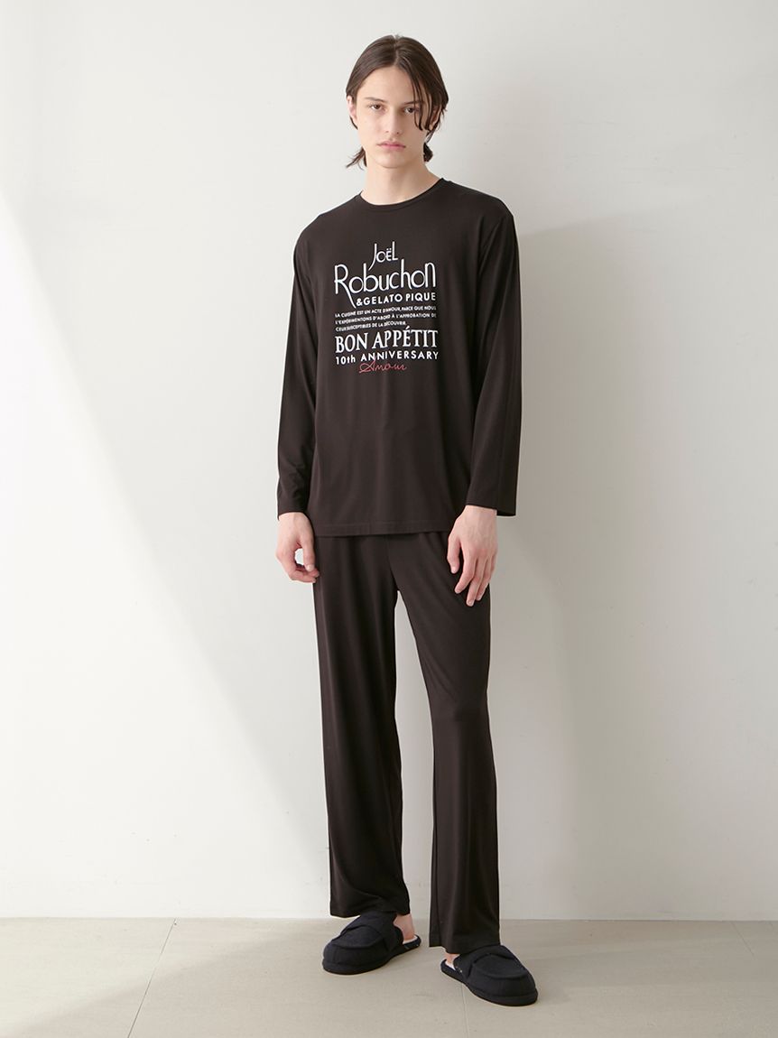 JOEL ROBUCHON】【HOMME】ワンポイントロンT(カットソー・Tシャツ