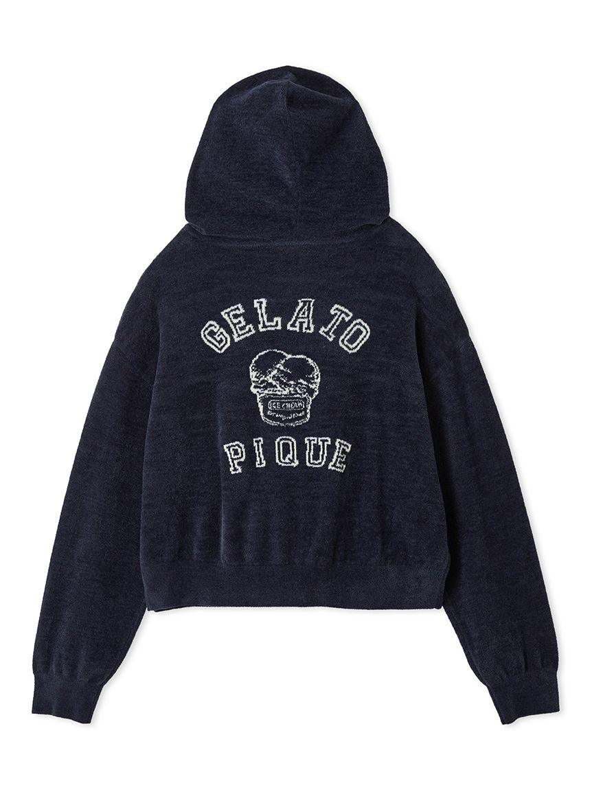 トラッドアイスクリームジャガードパーカー(パーカ)｜ルームウェア