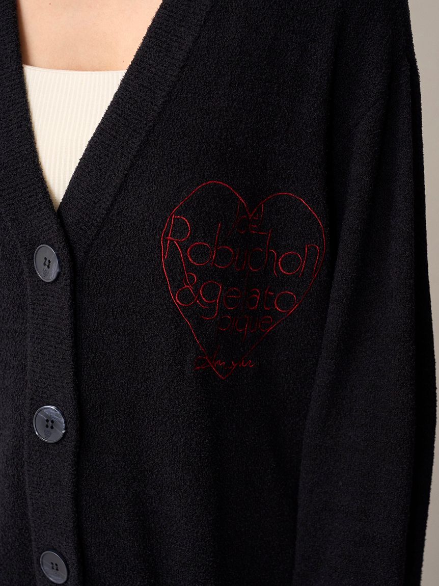 JOEL ROBUCHON】スムーズィーシルクカーディガン(カーディガン・ガウン