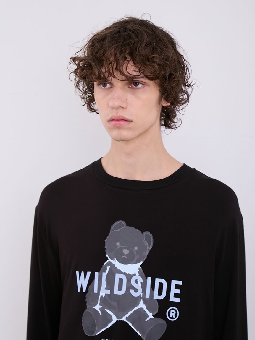 WILDSIDE】【UNISEX】ベアモチーフロングTシャツ(トップス)｜ルーム