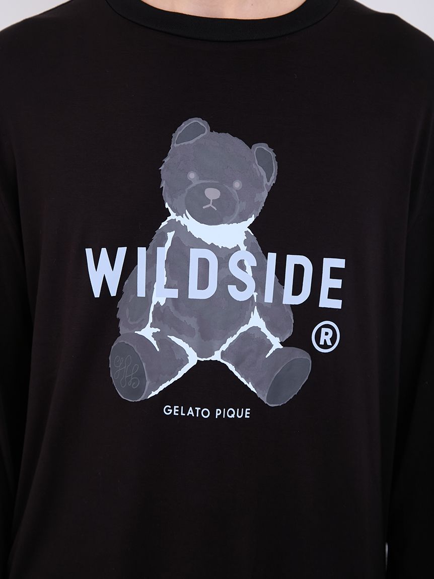 WILDSIDE】【UNISEX】ベアモチーフロングTシャツ(トップス)｜ルーム