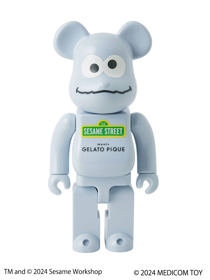 BE@RBRICK × SESAME STREET × GELATO PIQUE】 クッキーモンスター 400