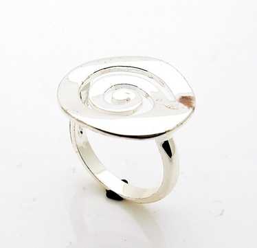 Gucci spiral silver ring - Gem