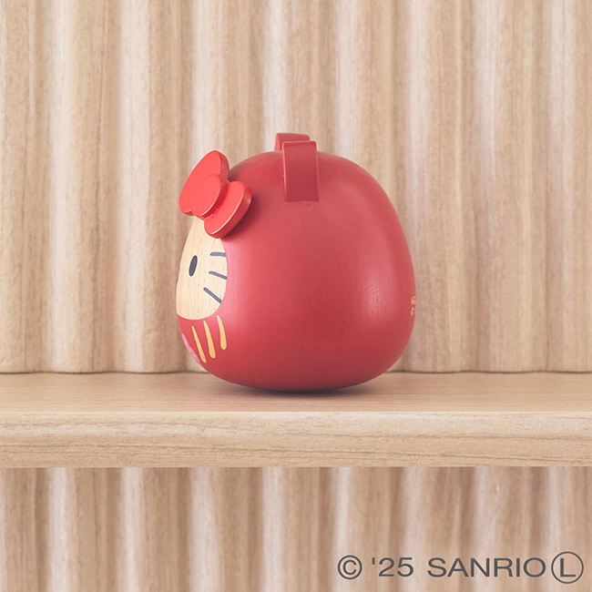 サンリオ 木製だるま ハローキティ SWD1[キティ 木製 だるま かわいい