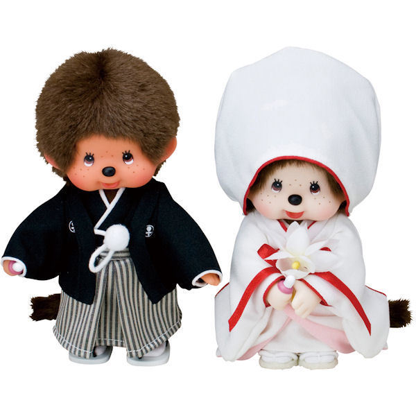 和装モンチッチ☆結婚祝いやウェルカムドールにモンチッチ 和装