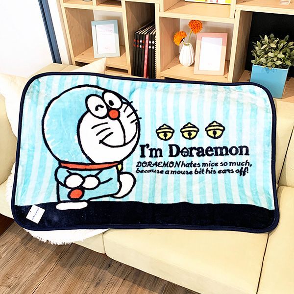 ドラえもん I'mドラえもん ブランケット（ボタン付き）ひざ掛け