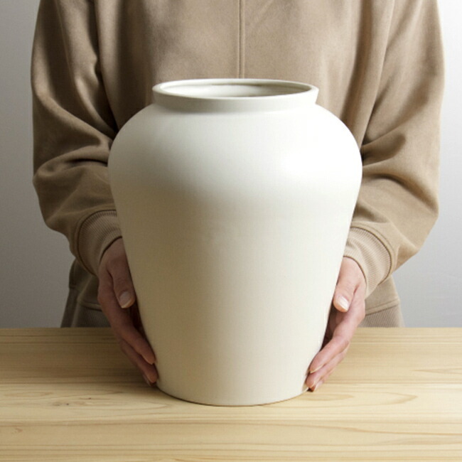 即納 かもしか花卉店 大きな花瓶[花瓶 おしゃれ 大きい 陶器 壺