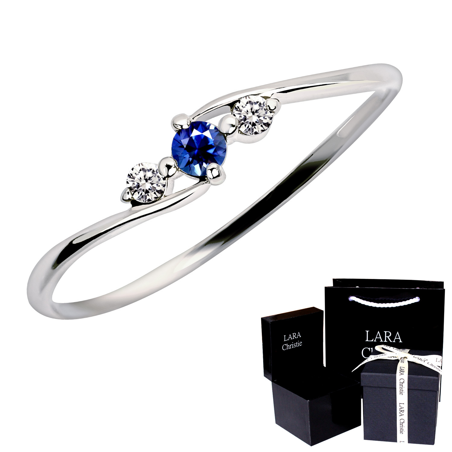 ララクリスティー リング レディース 天然ダイヤモンド 0.05ct PT900