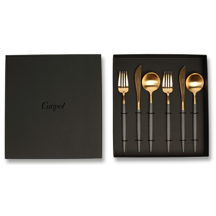 国内正規取扱店 クチポール Cutipol カトラリー GOA グレーゴールド