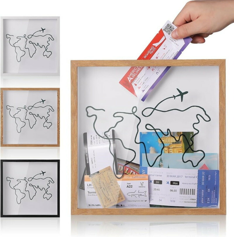 思い出 フレーム チケットボックス 透明アーカイブ旅行アドベンチャー