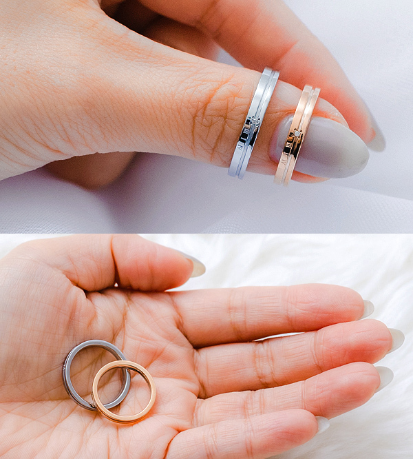 レーザー刻印対応】ペアリング 指輪 ステンレス アクセサリー アトラス