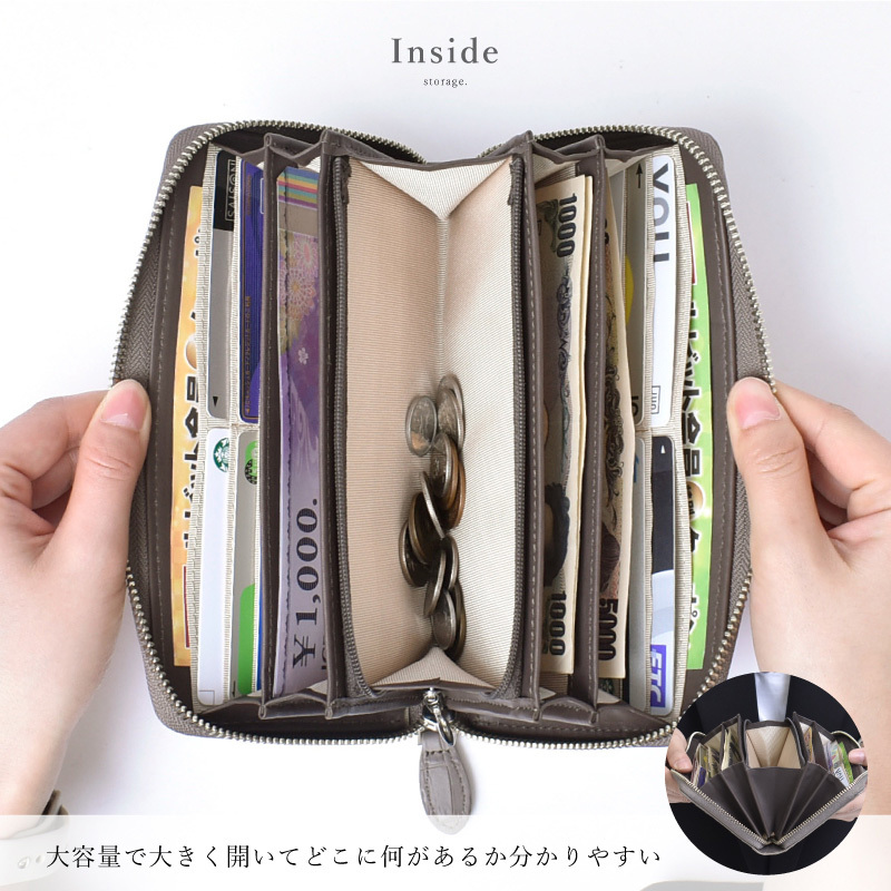 クロコダイル 長財布 メンズ レディース 本革 クラウンマーク ワニ革