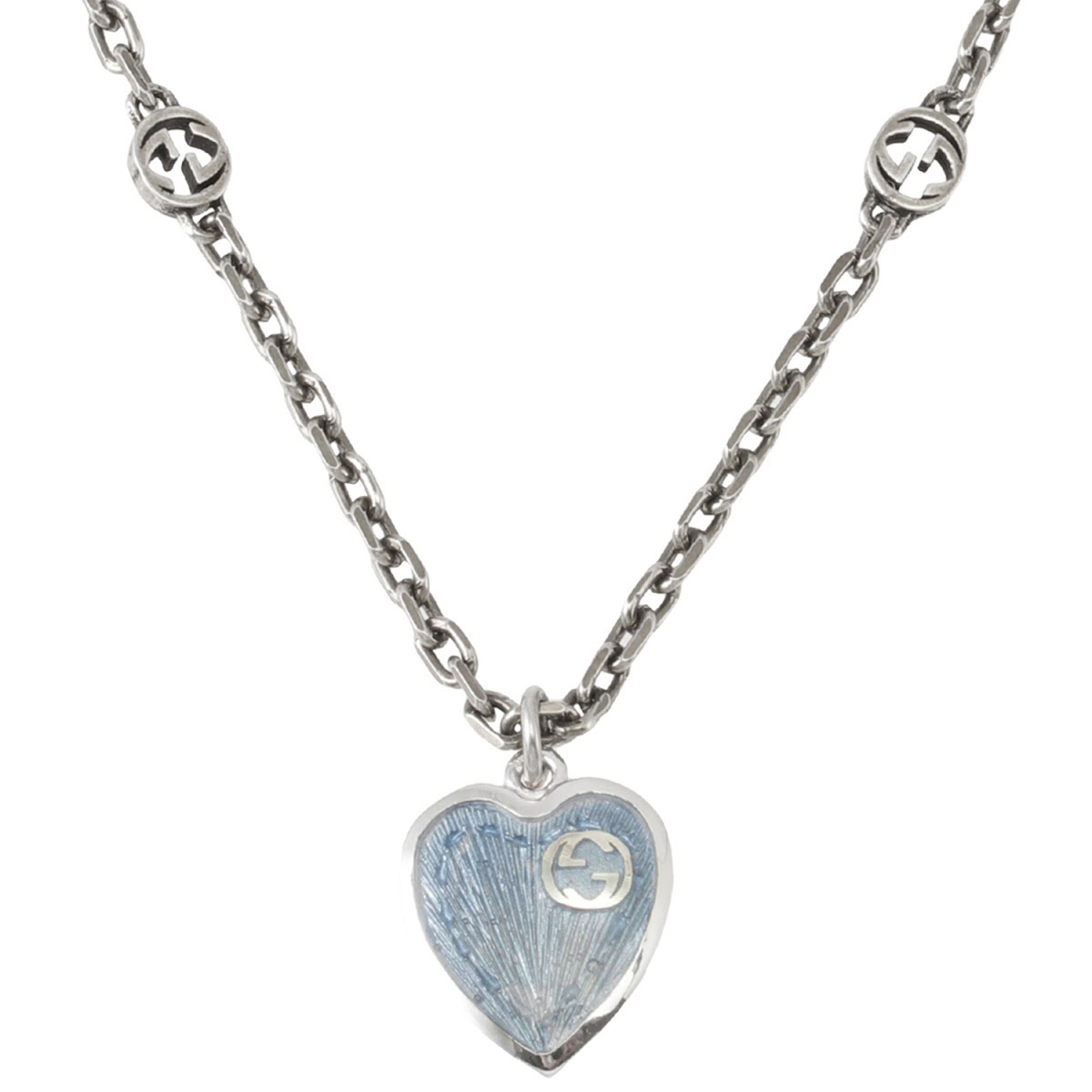 グッチ GUCCI ネックレス 645545 J89B4 8490 GUCCI HEART インター