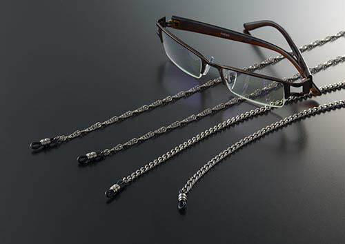 眼鏡チェーン メガネチェーン メンズ 男性 メガネストラップ 喜平