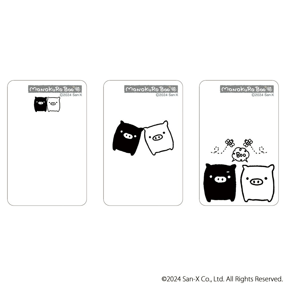 モノクロブー グッズ 通販 サンエックスレジェンド クリアカード