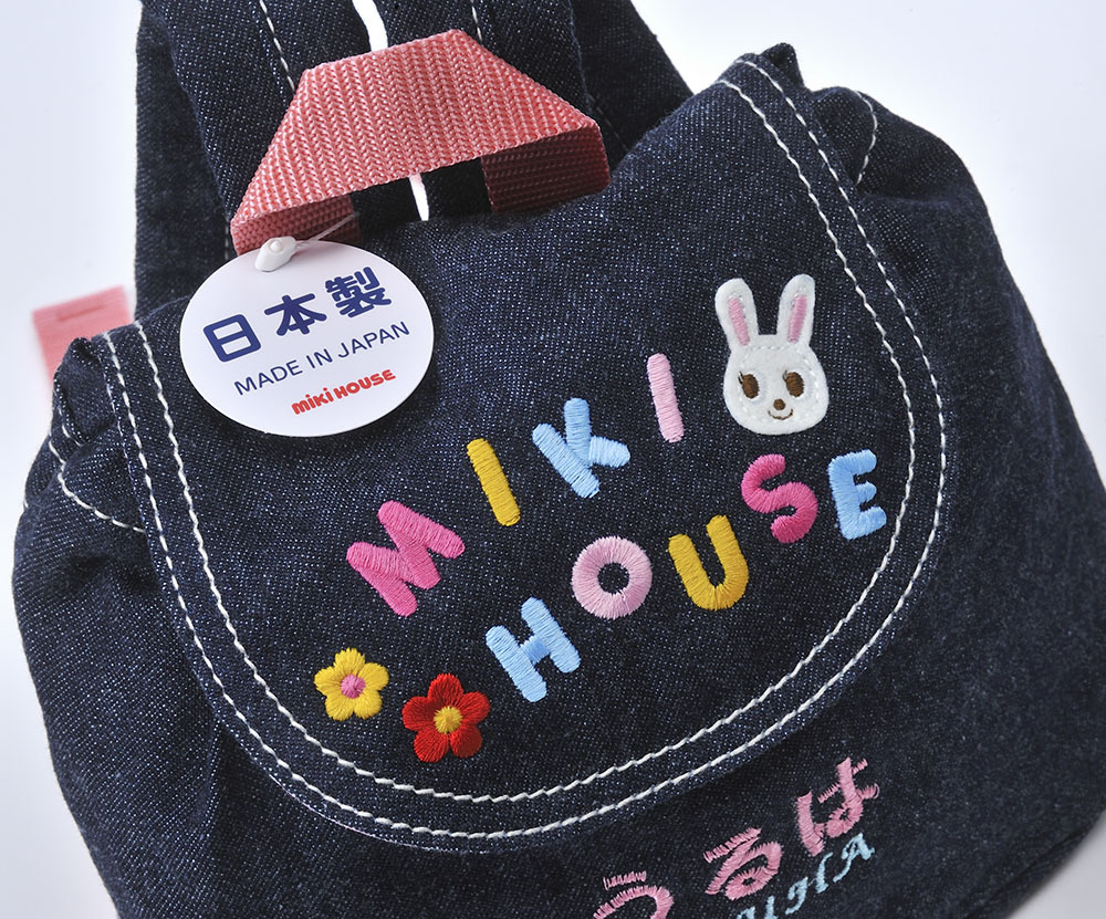 名入れ CXX ベビーギフト ミキハウス MIKIHOUSE デニムリュック