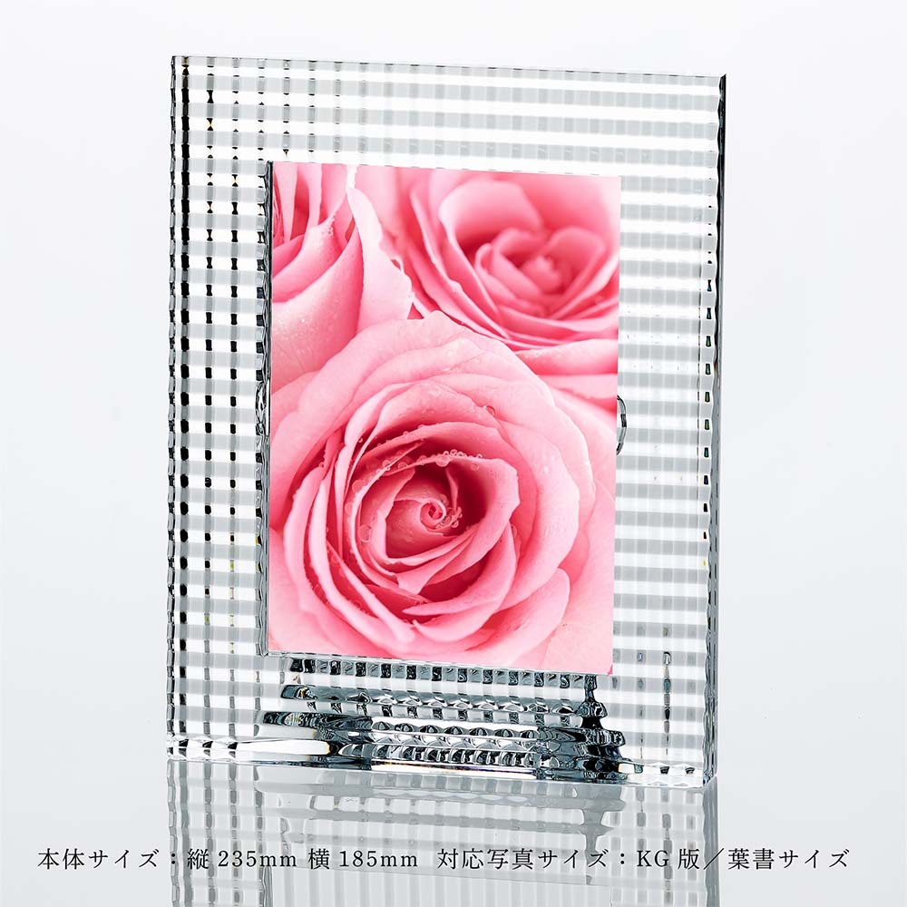 Baccart バカラ アイフォトフレーム 名入れ彫刻代込み 記念品