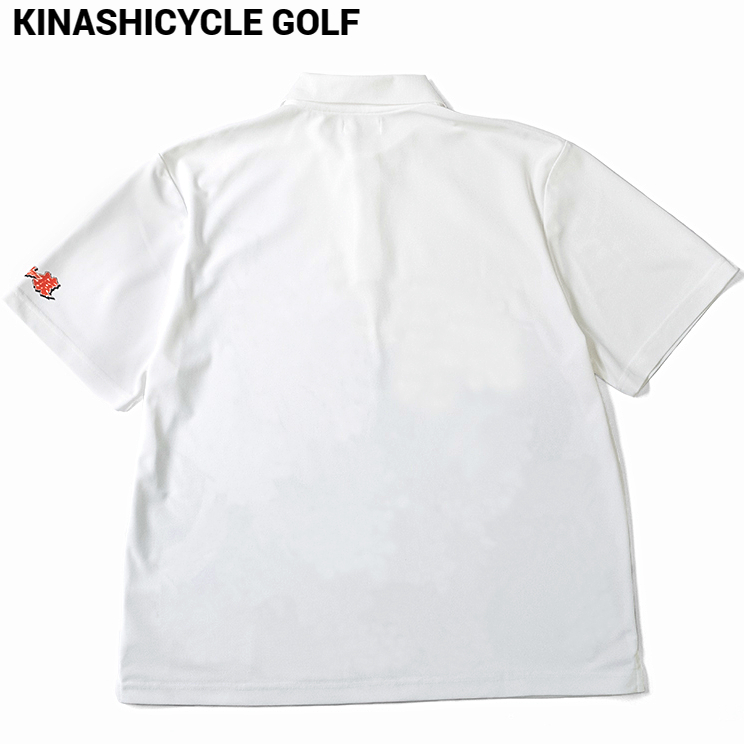 M【KINASHI CYCLE GOLF ポロシャツ（プロゴルファー猿×木梨サイクル