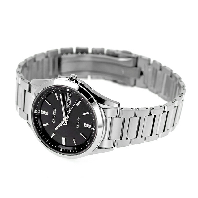 シチズン エクシード デイデイトモデル 電波ソーラー AT6030-51E