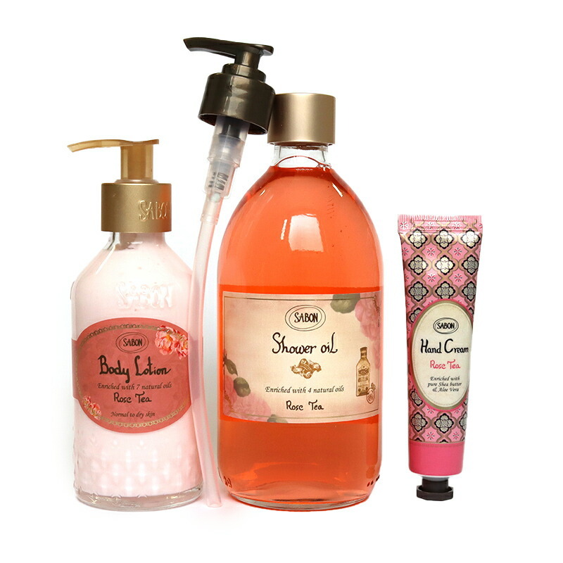 サボン ギフト セット ハンドクリーム ボディローション シャワー