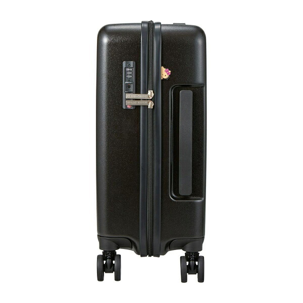 サンリオ 日焼け ハローキティ スーツケース 33L (ブラック) キャリー