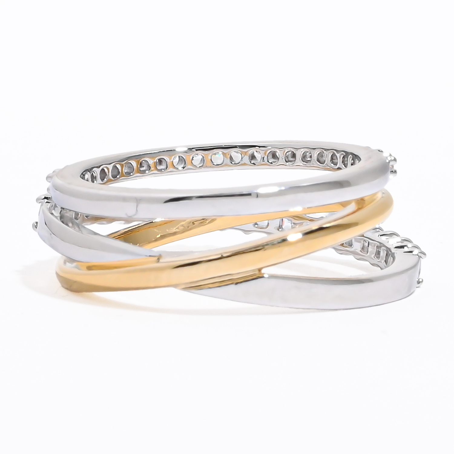 スワロフスキー SWAROVSKI リング 指輪 9号 Hyperbola クリア ゴールド