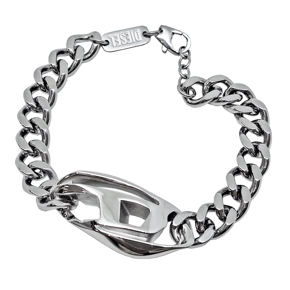 DIESEL ディーゼル ブレスレット DX1413040 メンズ シルバー