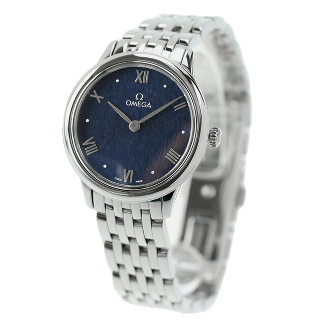 オメガ デビル プレステージ 27mm クォーツ 電池式 腕時計 ブランド