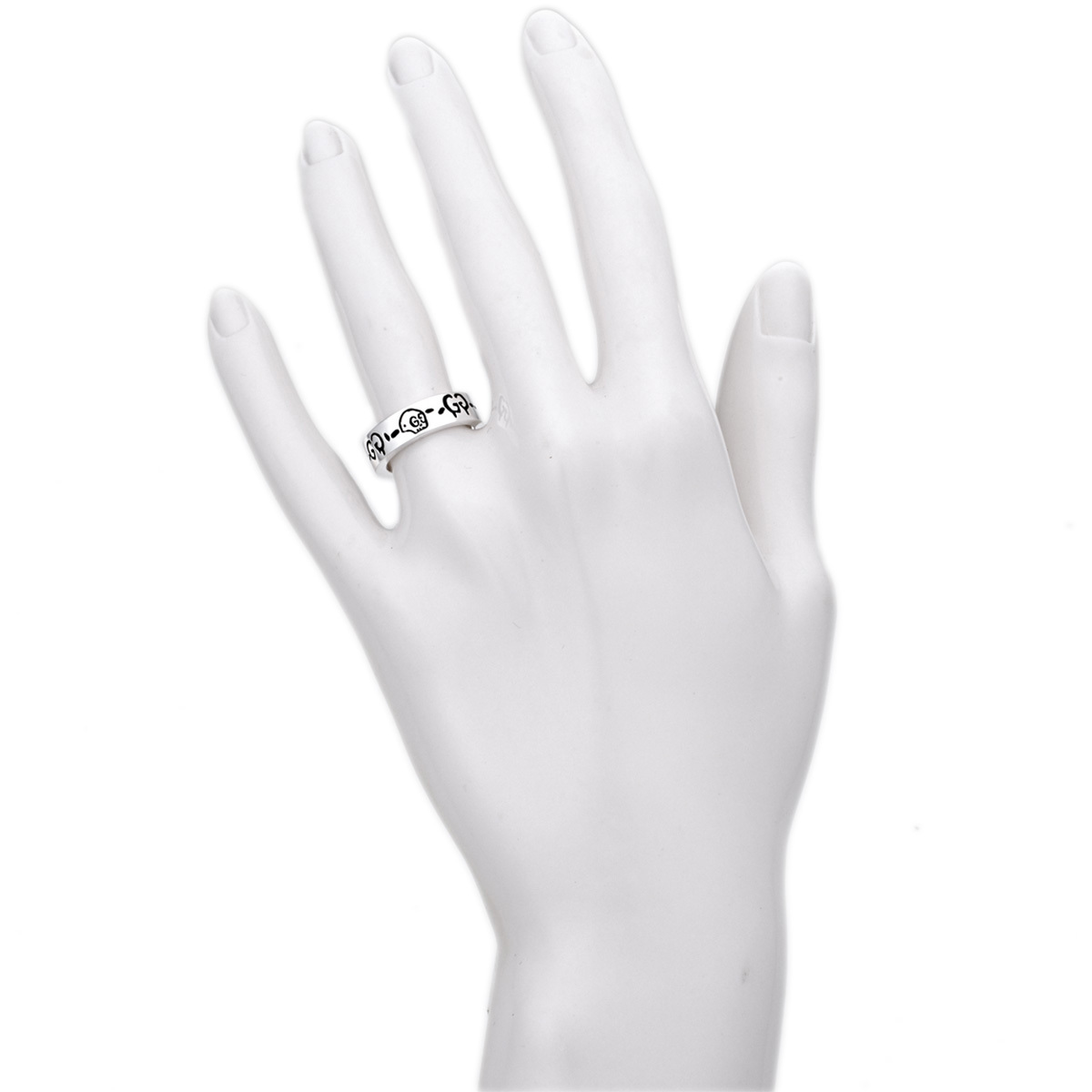 グッチ GUCCI 指輪 477339 J8400 0701 GUCCI GHOST グッチゴースト