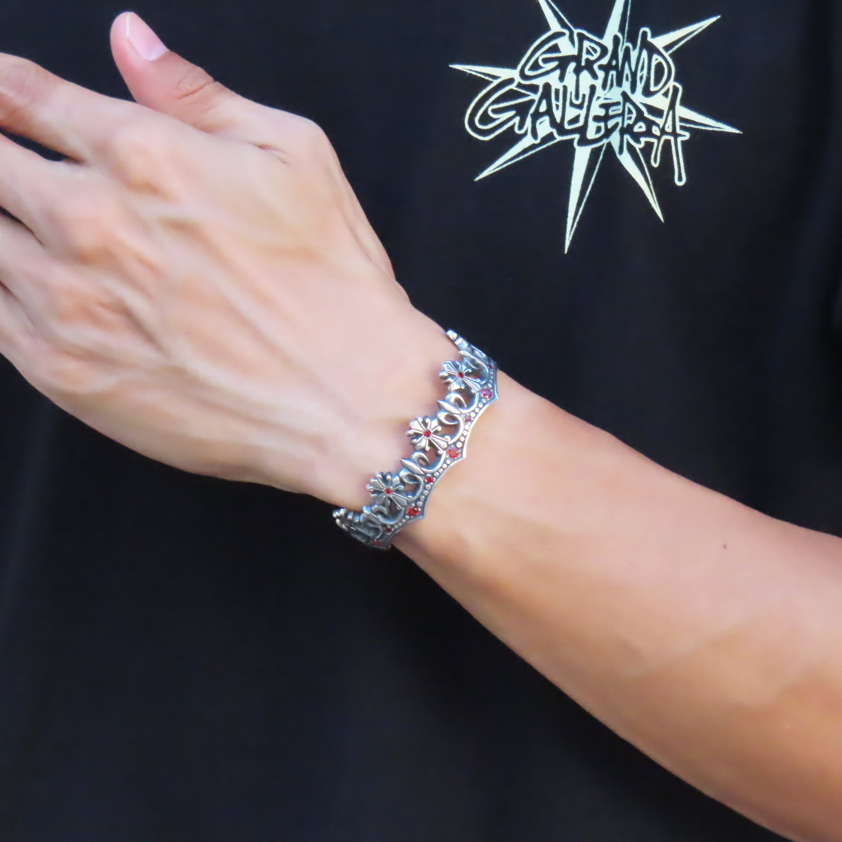 クラウンバングル シルバー925 指輪 【刻印無料】 クラウン 王冠