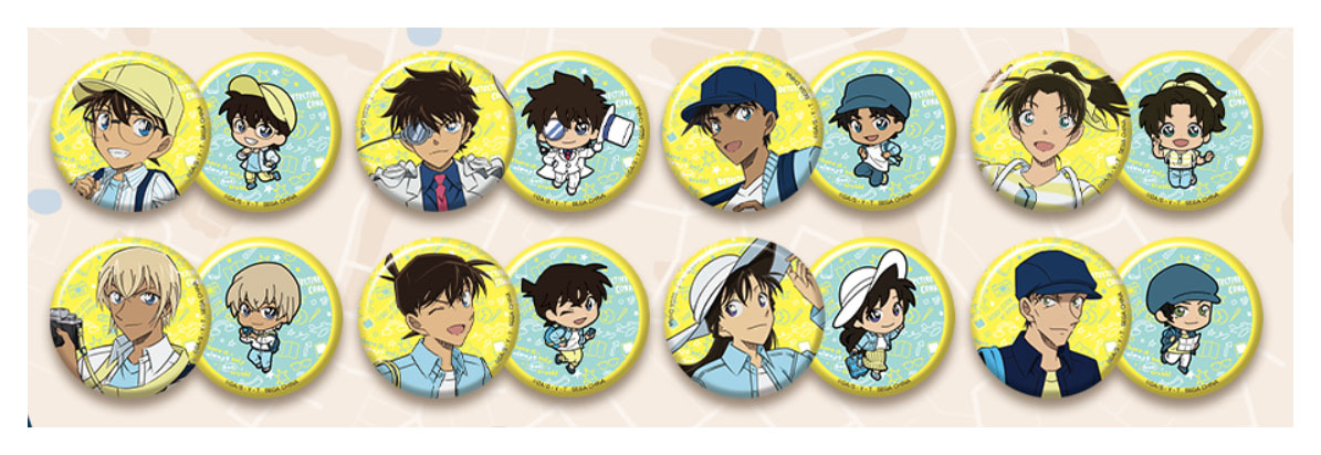 J賞 缶バッチセット 全8種類（1箱16個のセット）/ラッキーくじ 名