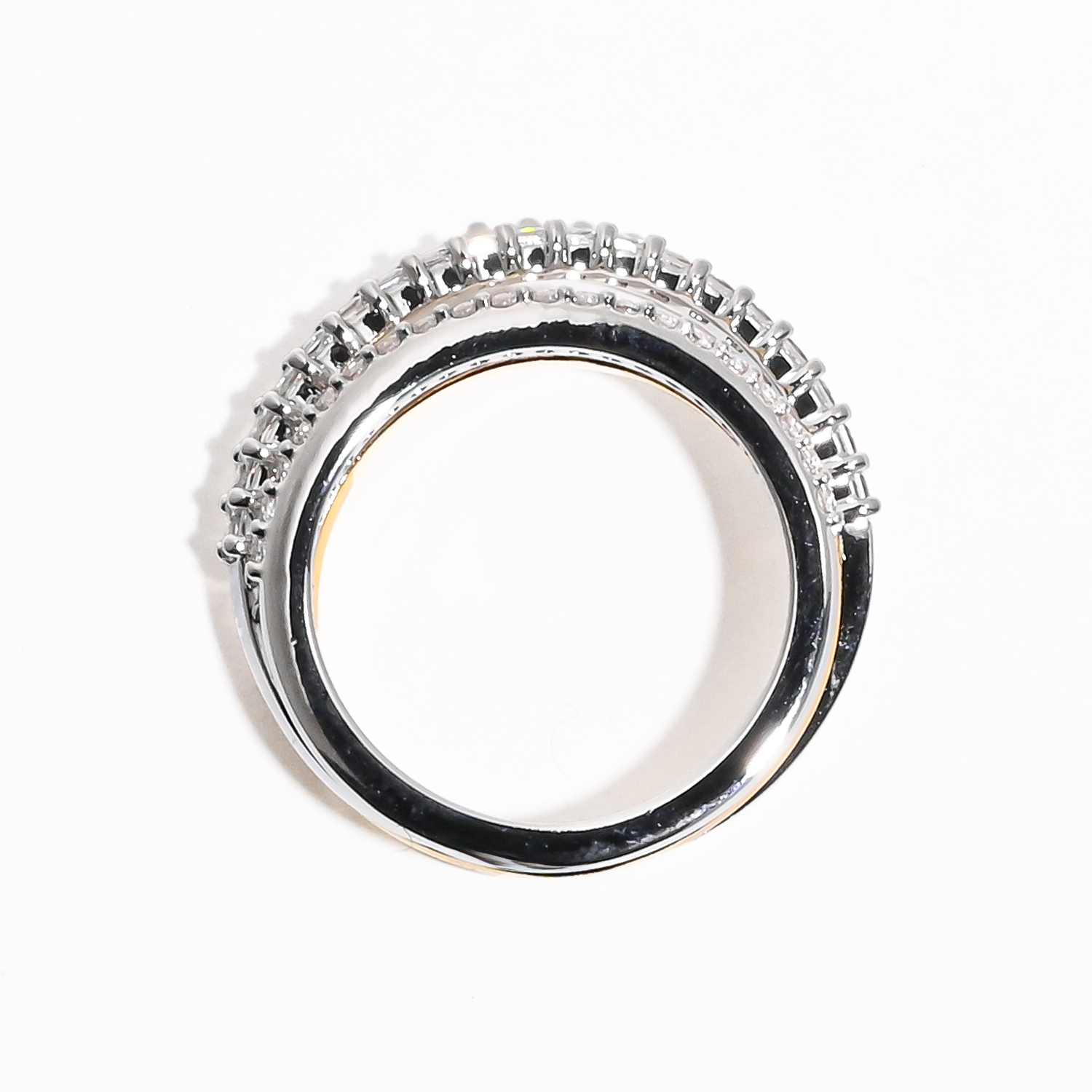 スワロフスキー SWAROVSKI リング 指輪 9号 Hyperbola クリア ゴールド