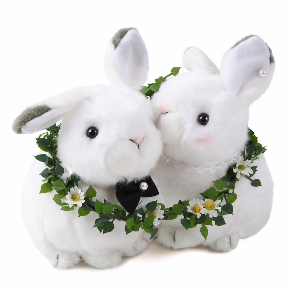 雪うさぎペア(カップル) - 【J.Dcorporation】- プレゼント＆ギフトの