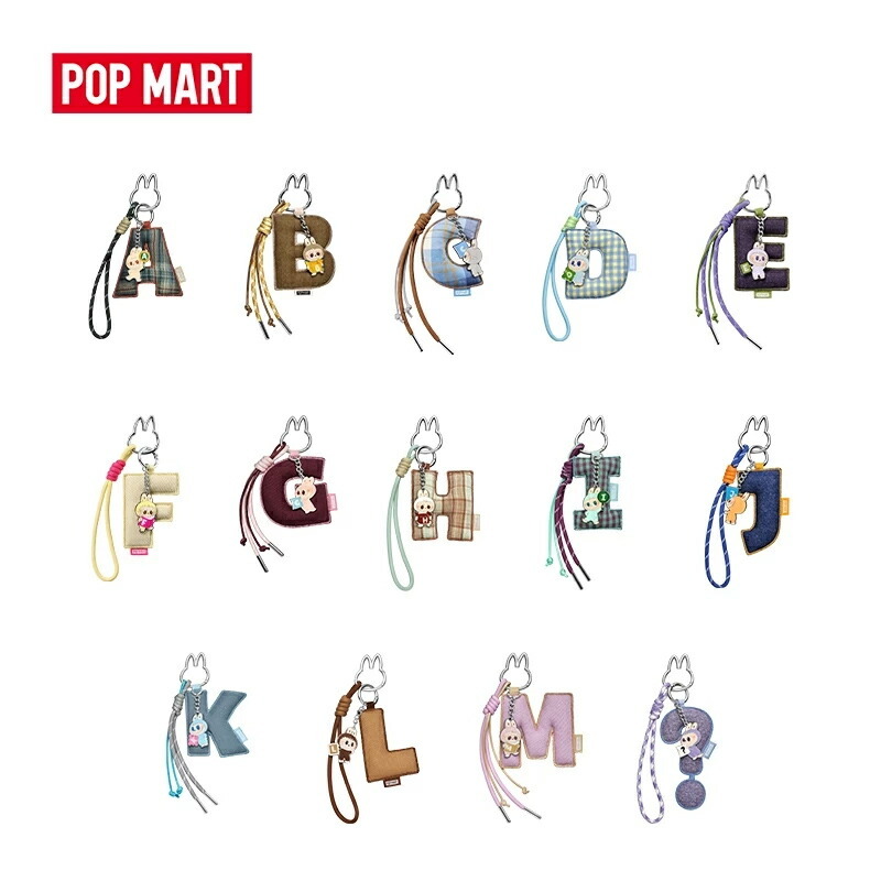 POP MART THE MONSTERS ラブブ Pin for Love Series- Letter Pendant