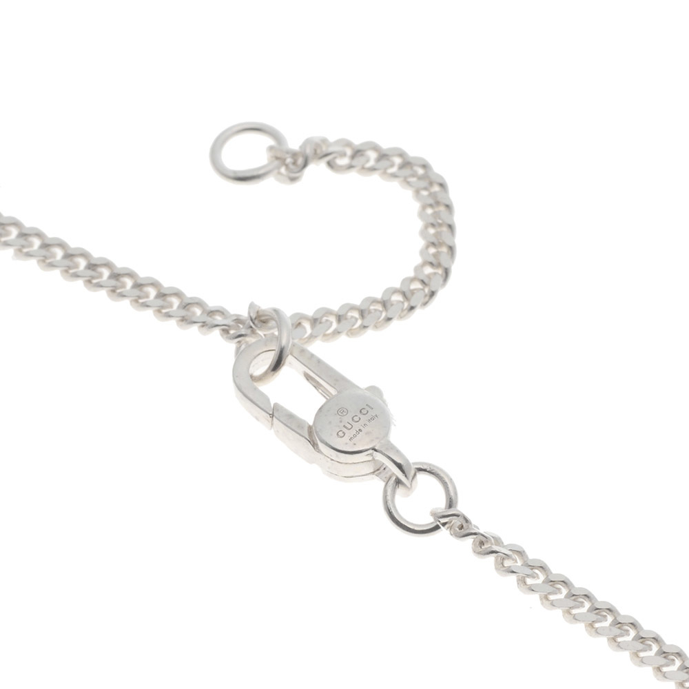 グッチ GUCCI ノットハート シルバー ペンダント ネックレス 313463