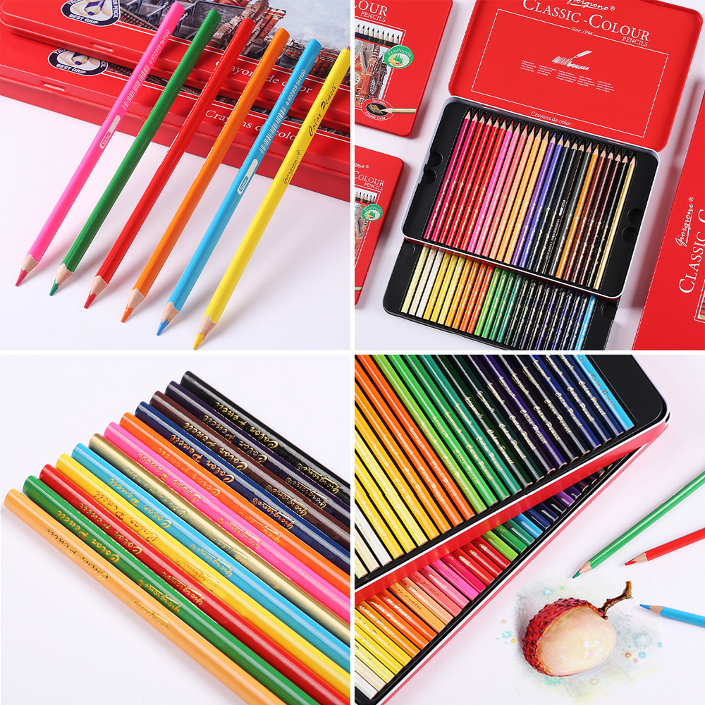 色鉛筆 24色 セット 油性 色鉛筆 スケッチ 画材 大人 子供 こども