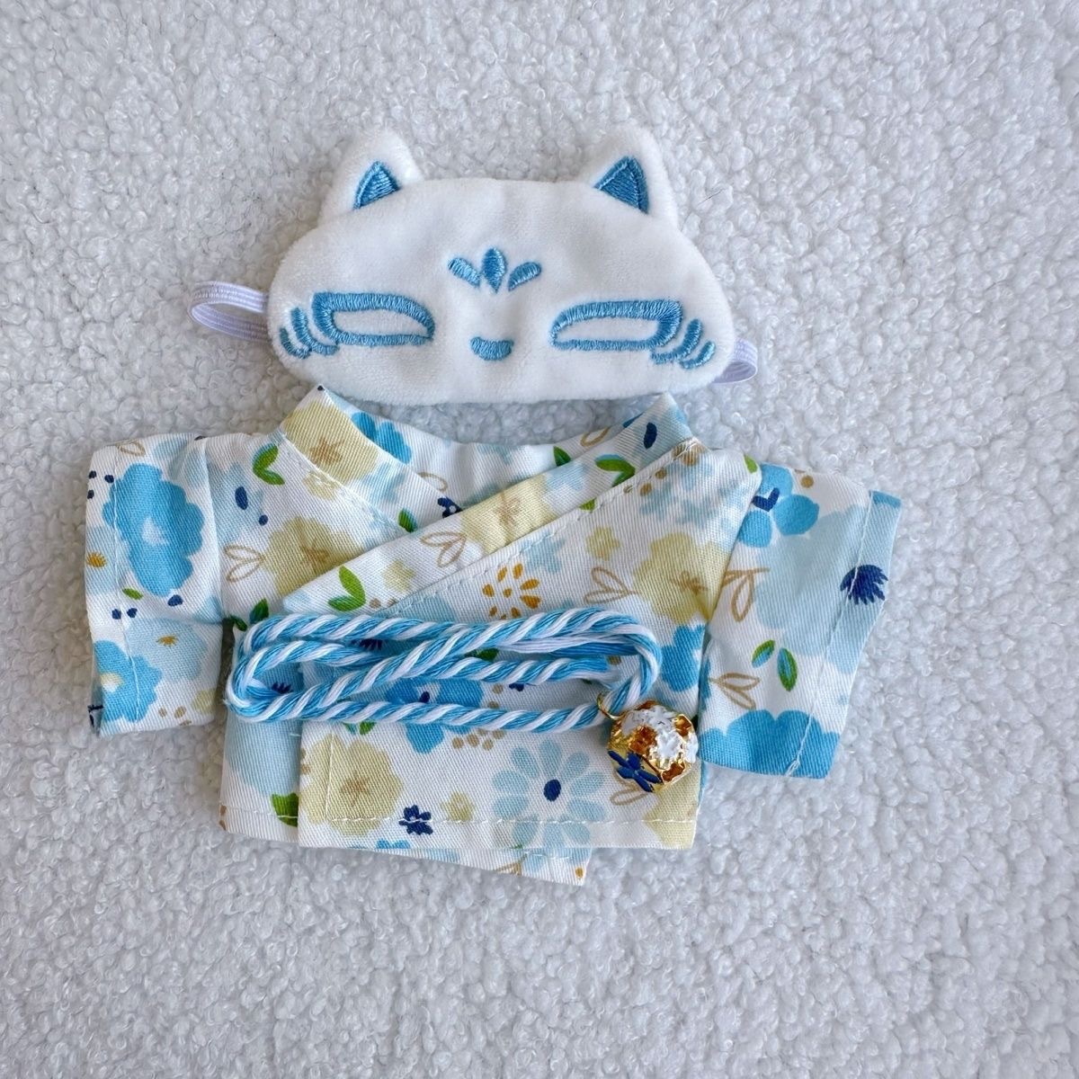 LABUBU 着物 17cm ラブブ 和服 コスチューム ぬいぐるみ 浴衣セット