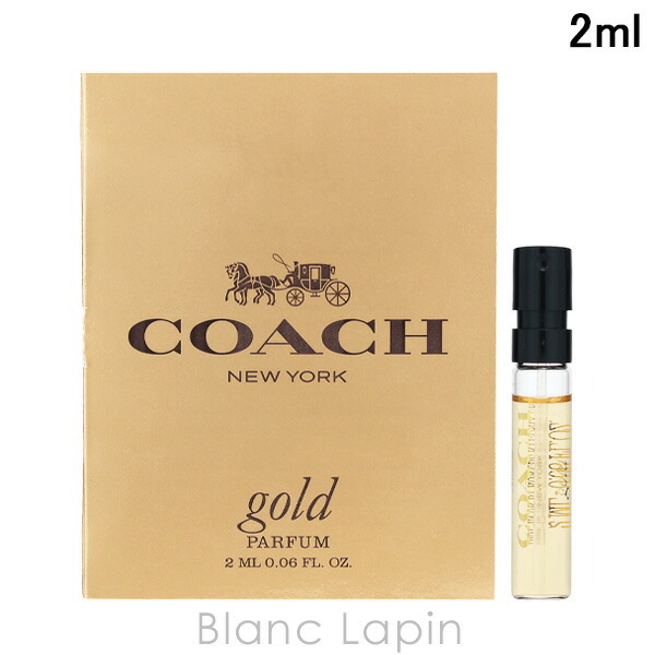 ミニサイズ】 コーチ COACH ゴールド P ミニフレグランス ミニ香水 2ml