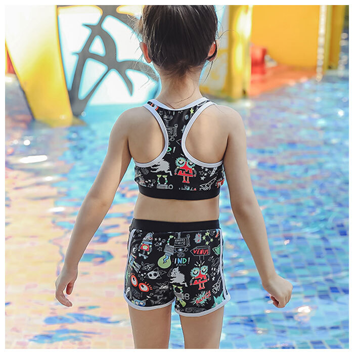 水着 女の子 セパレート 通販 キッズ kids タンキニ 子供水着 ラッシュ