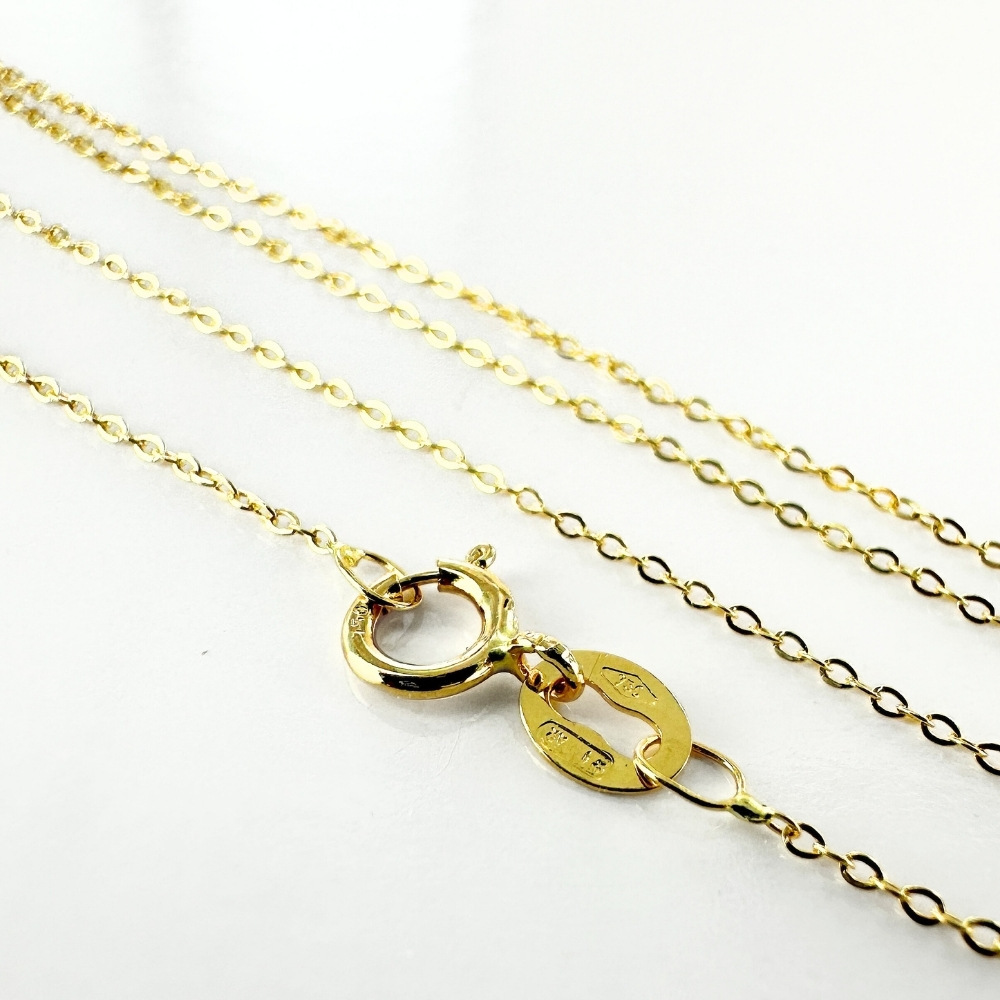 正規品 ショッパー付き ウノアエレ 18金 ゴールド ネックレス チェーン