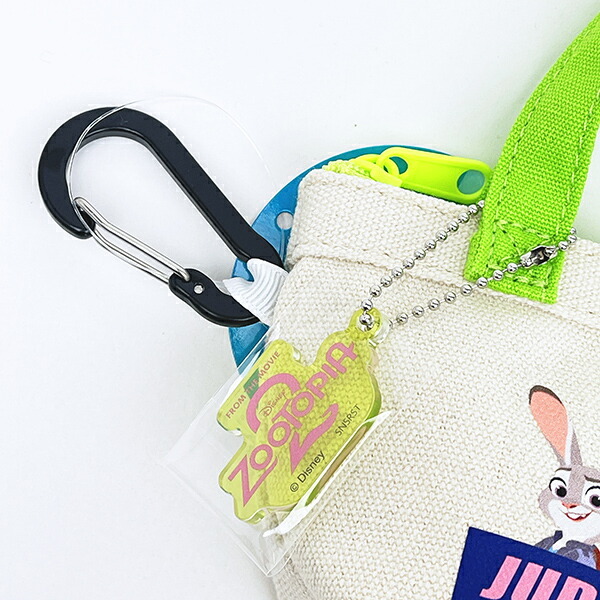 ディズニー ズートピア ニック＆ジュディ カラビナ付きミニバッグ