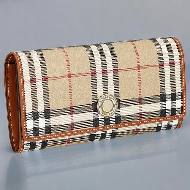 バーバリー 長財布 レディース ブランド BURBERRY チェック 8094421