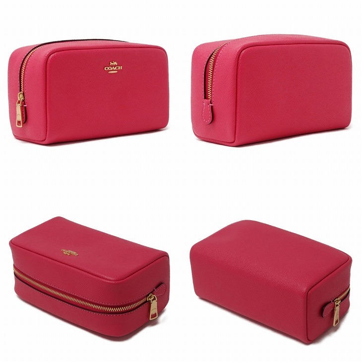 コーチ COACH ポーチ レディース コスメポーチ 化粧ポーチ ピンク
