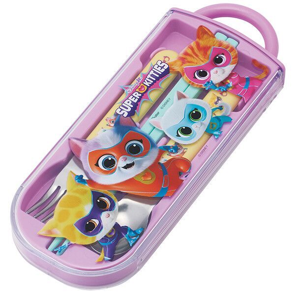 スーパーキティ 抗菌 食洗機対応 スライド式トリオセット スケーター