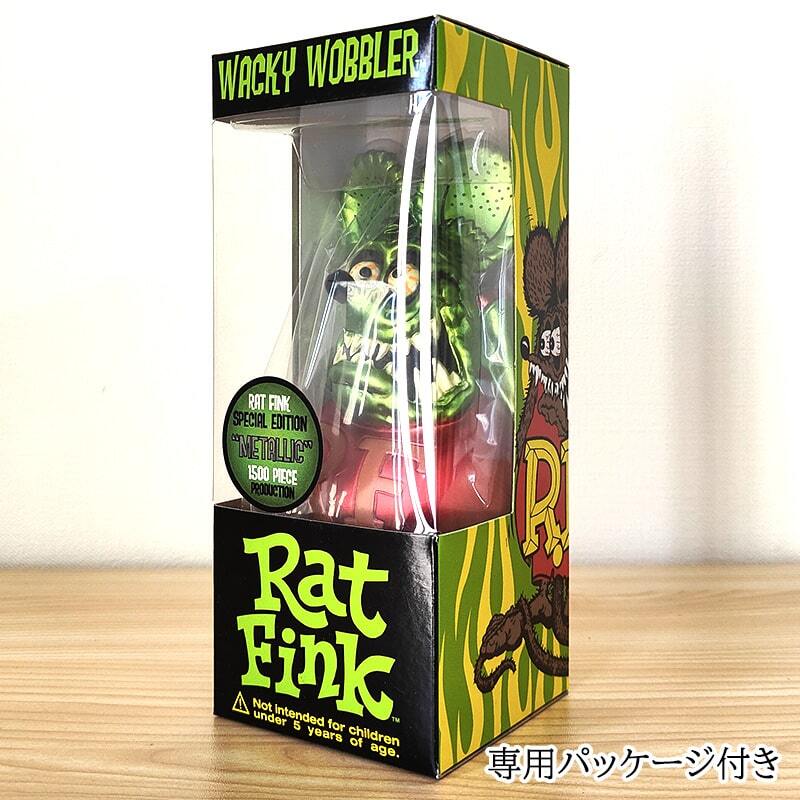 ラットフィンク フィギュア RAT FINK ボビングヘッド メタリック