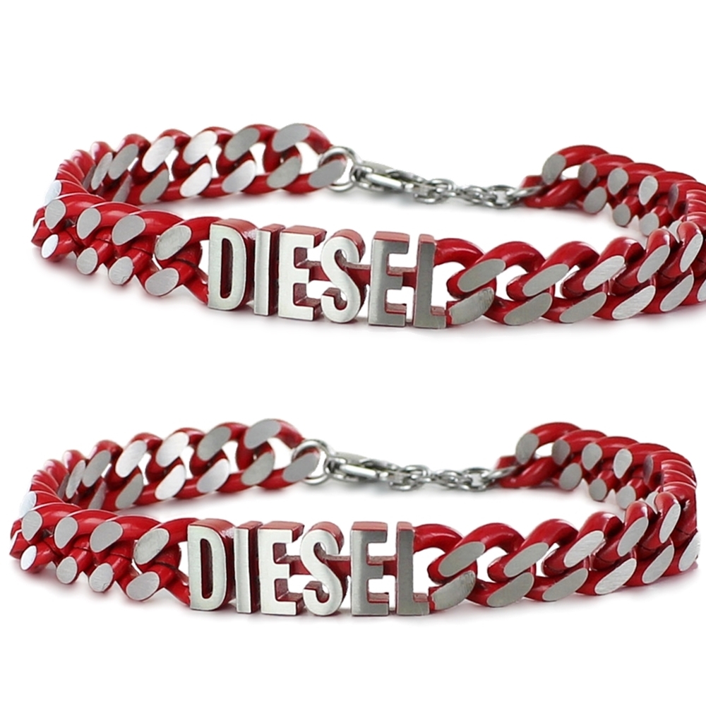 ディーゼル ペアブレスレット お揃い ペア カップル メンズ レディース